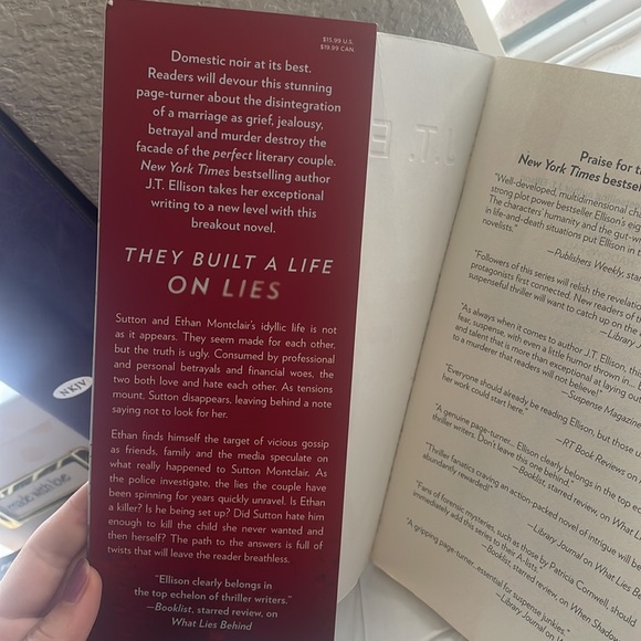 Lie To Me by JT Ellison - Picture 3 of 3